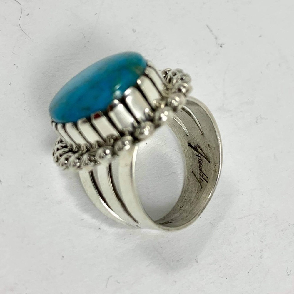 NEW Native American Blue Ridge Turquoise ring - Picture 6 of 7